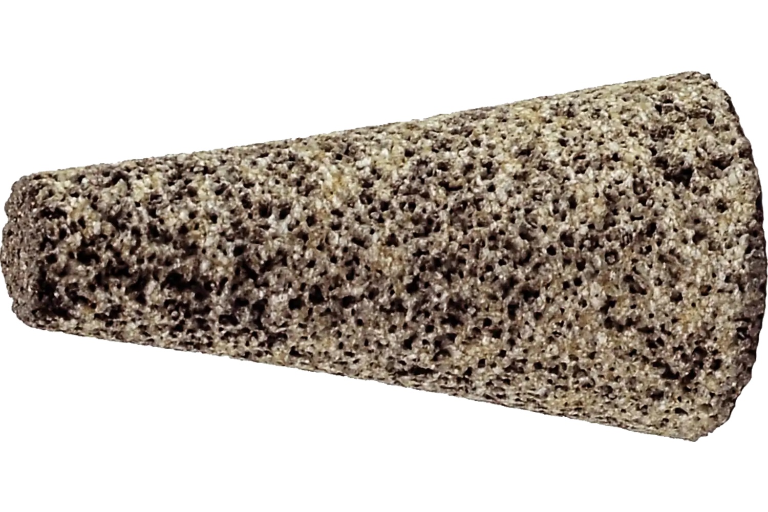 Picture of Pferd COne, 1-1/2" x 3/8 x 2-1/2, 3/8-24 Thread, 16 Grit, Type 17, Aluminum Oxide